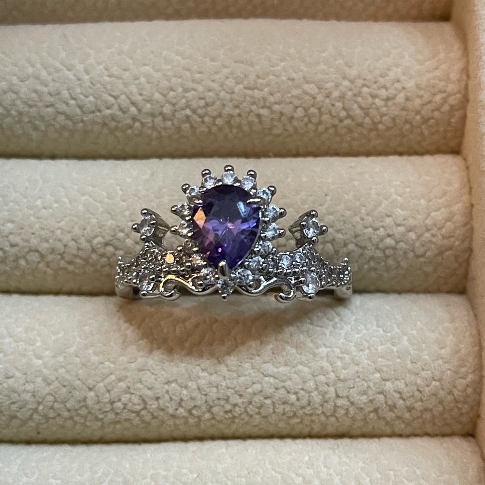 BP RBP3956 It Could Be Love light tanzanite CZ  size  10